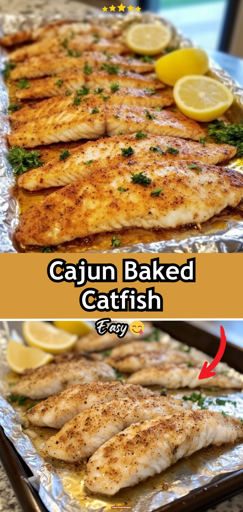 Cajun Baked Catfish 55 Cajun Baked Catfish