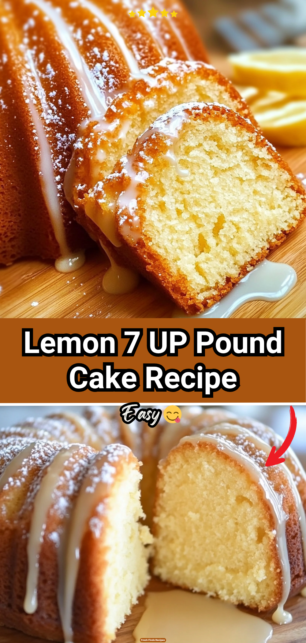Lemon 7 UP Pound Cake Recipe