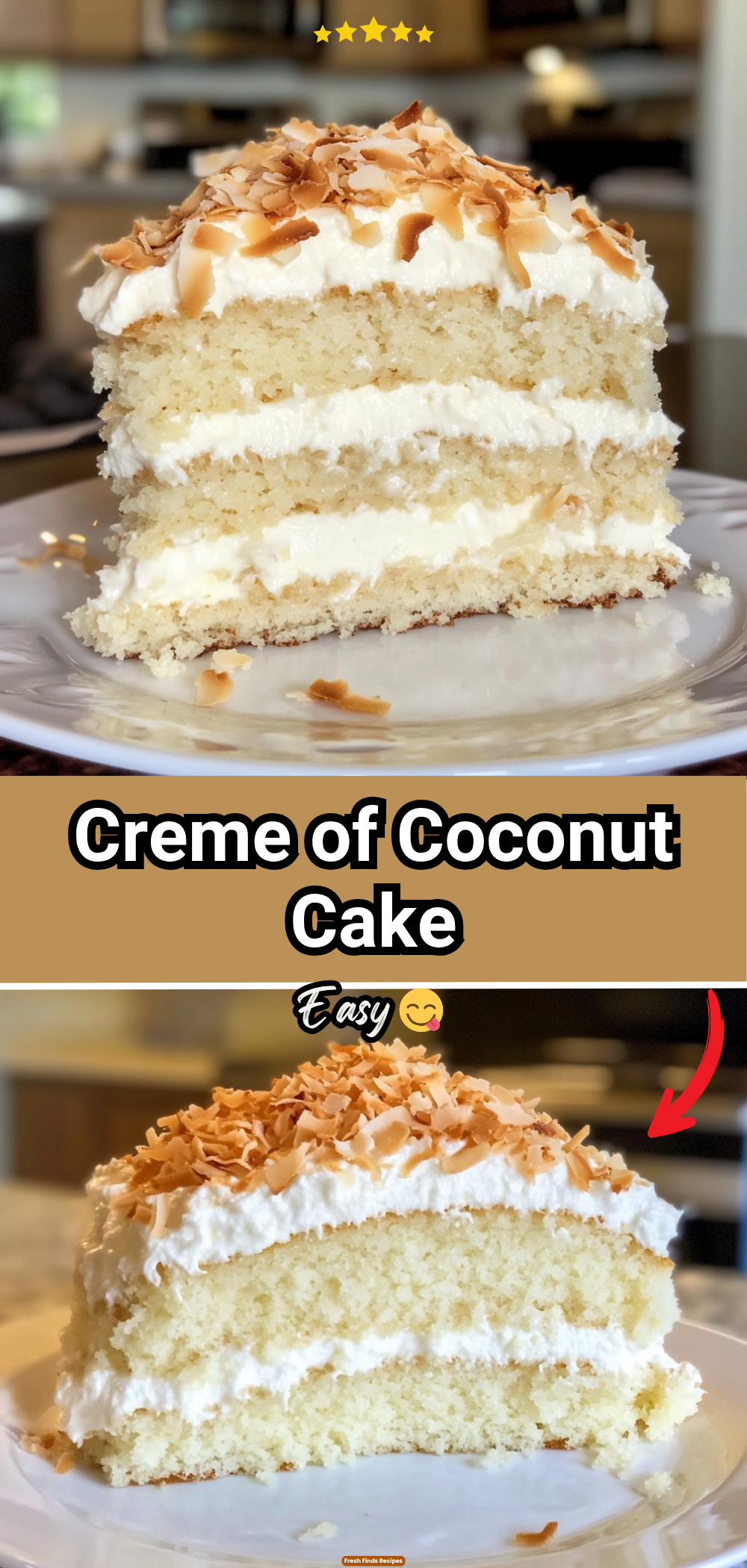 Creme of Coconut Cake 53 Creme of Coconut Cake
