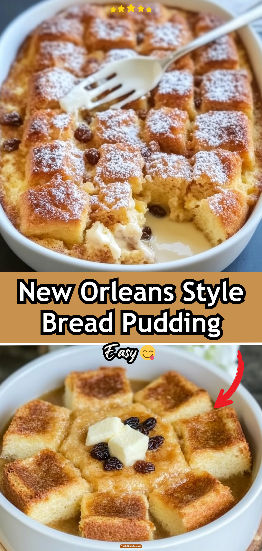New Orleans Style Bread Pudding 55 New Orleans Style Bread Pudding
