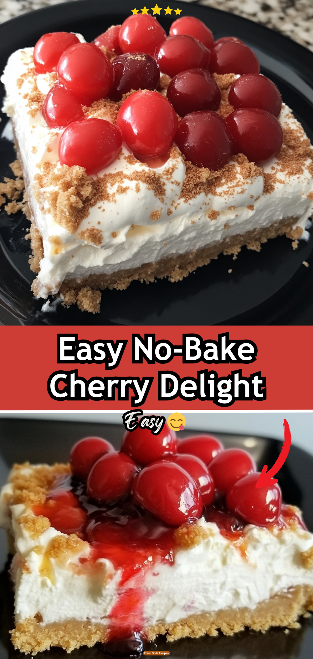 Easy No-Bake Cherry Delight