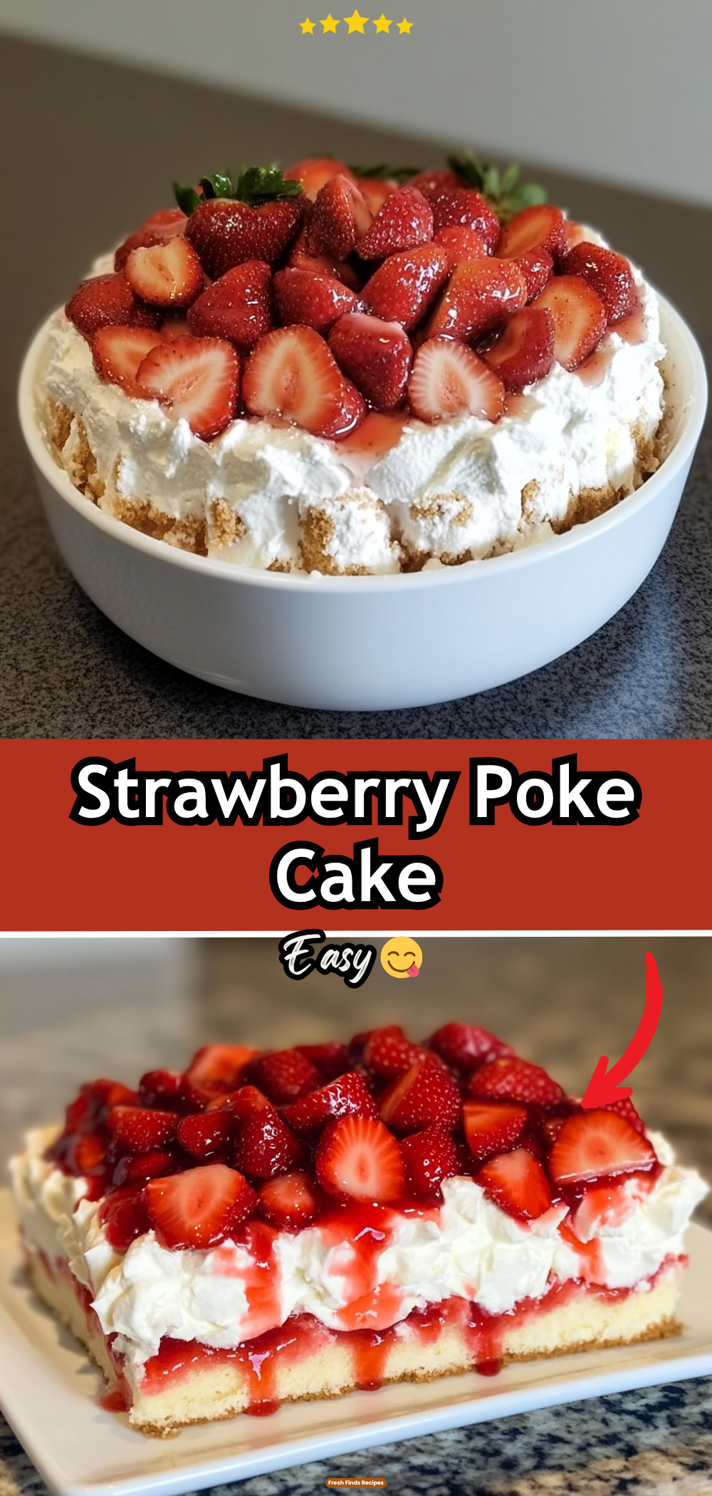 Strawberry Poke Cake