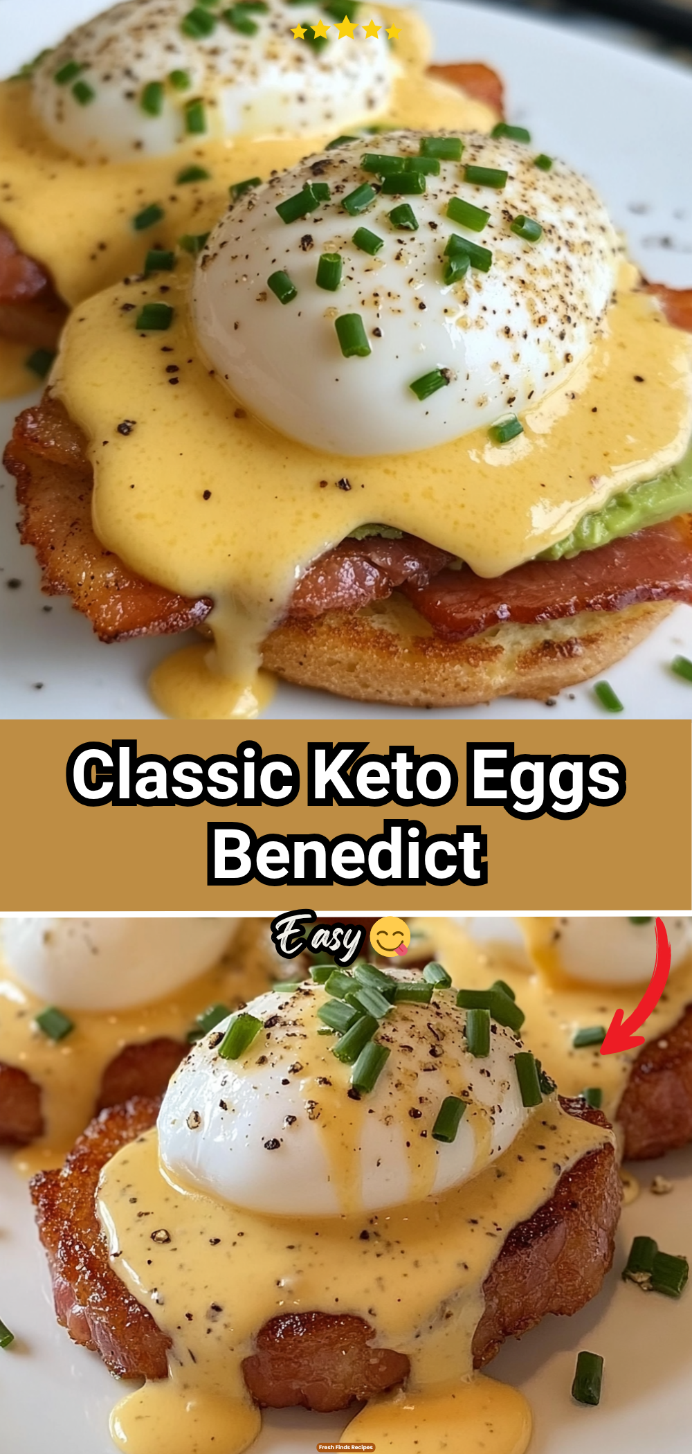 Classic Keto Eggs Benedict