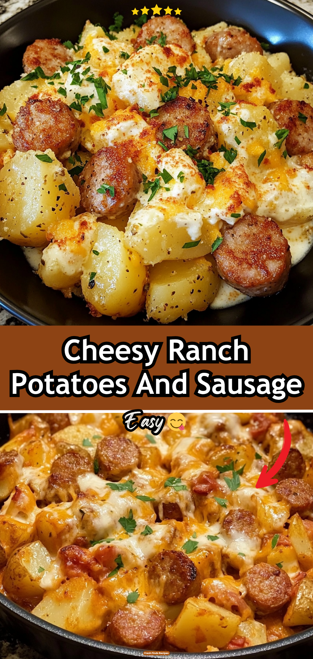 Cheesy Ranch Potatoes And Sausage 51 Cheesy Ranch Potatoes And Sausage