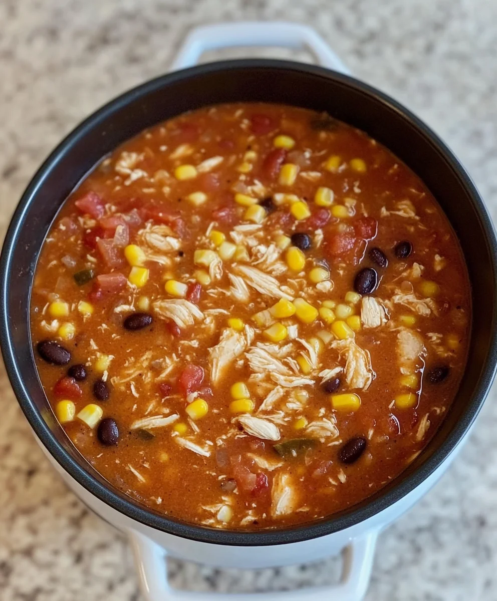 8-Can Chicken Taco Soup 25 8-Can Chicken Taco Soup