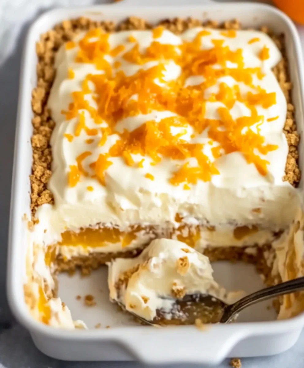 Orange Cream Freezer Dessert 23 Orange Cream Freezer Dessert