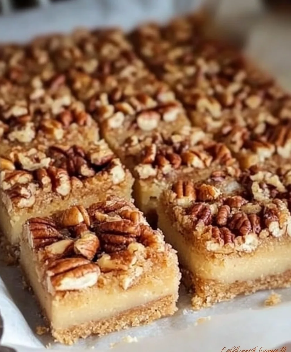 Easiest Pecan Bars Ever