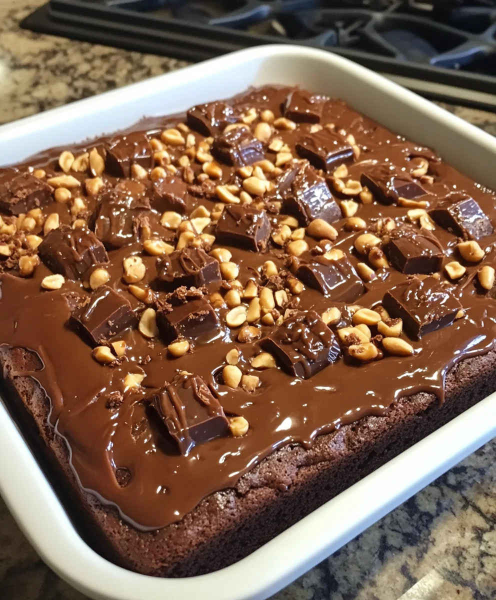 Snickers Cake 25 Snickers Cake