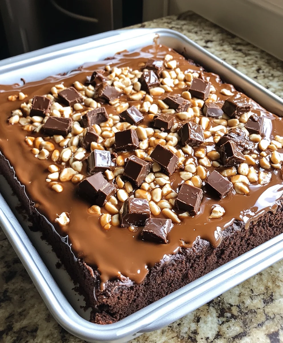 Snickers Cake