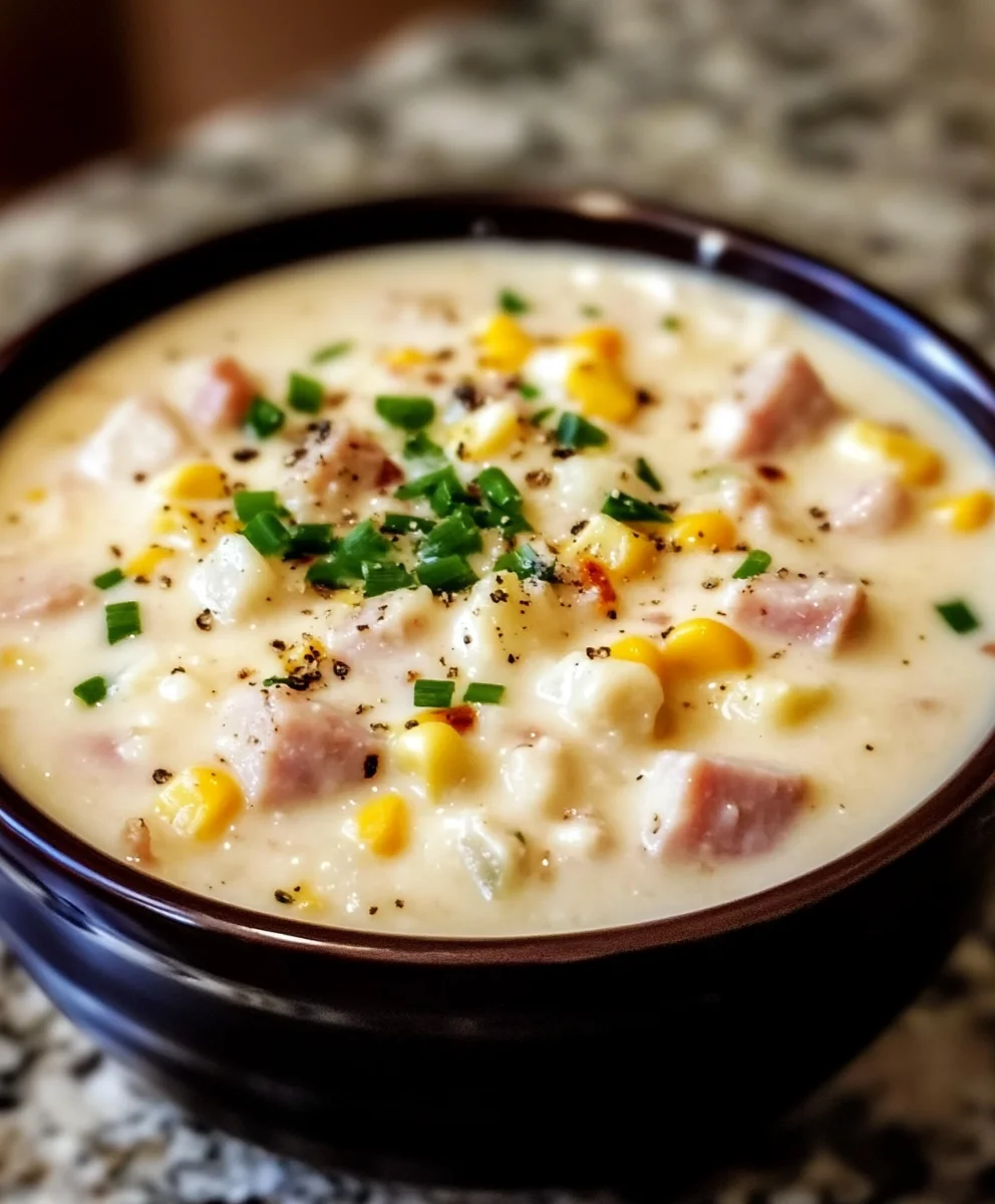 Ham and Potato Corn Chowder 24 Ham and Potato Corn Chowder