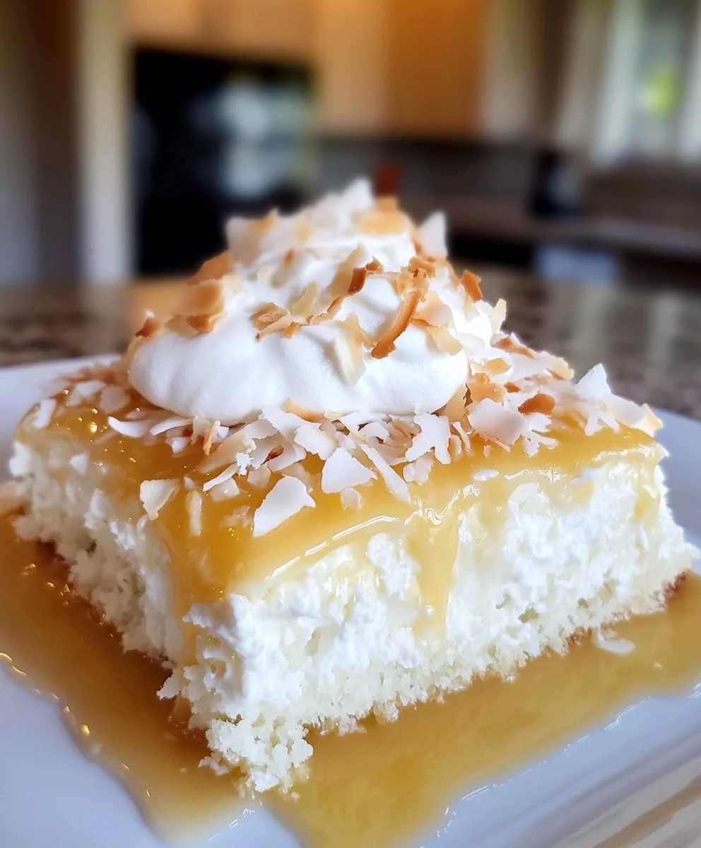 Coconut Cream Poke Cake 26 Coconut Cream Poke Cake