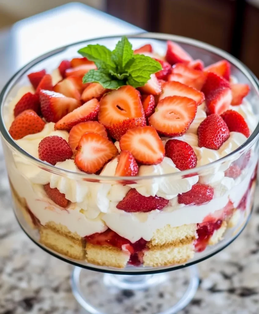 15 Old-School Church Potluck Desserts Nobody Makes Anymore 14 Strawberry Cheesecake Trifle