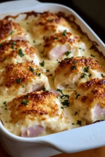Chicken Cordon Bleu Casserole