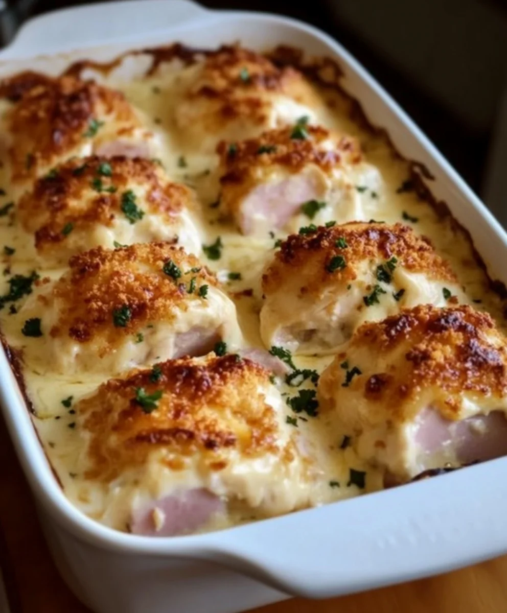 Chicken Cordon Bleu Casserole