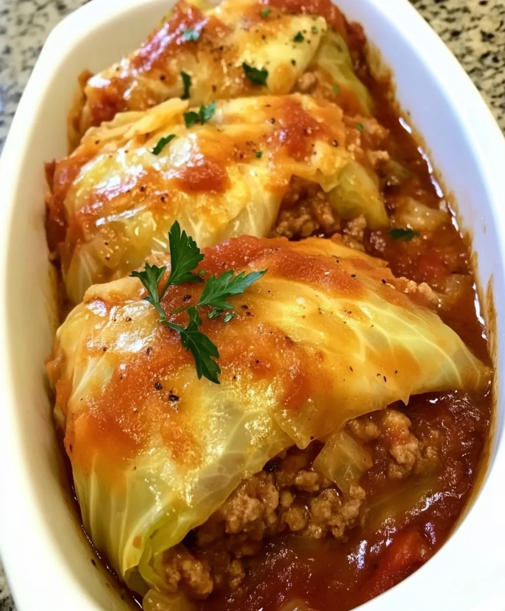 Oven-Baked Cabbage Rolls