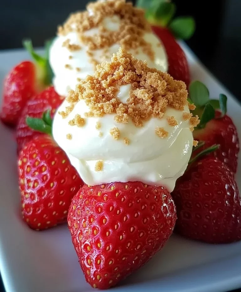 Cheesecake Stuffed Strawberries