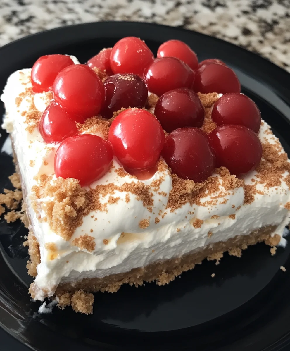 Easy No-Bake Cherry Delight