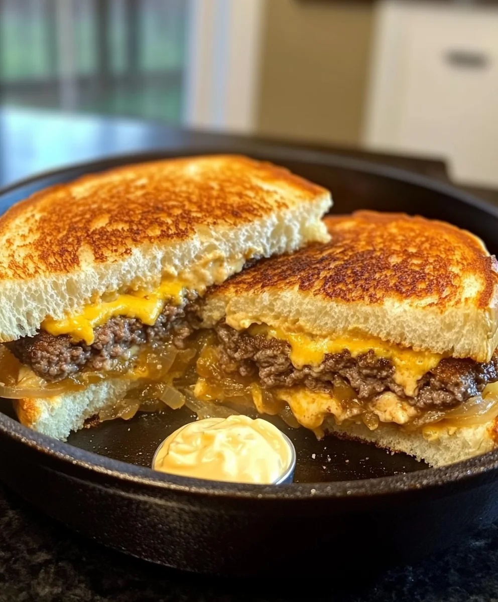 Patty Melt with Secret Sauce
