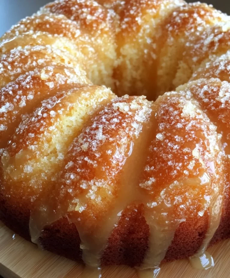 Lemon 7 UP Pound Cake Recipe