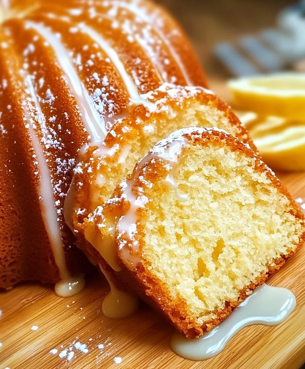 Lemon 7 UP Pound Cake Recipe