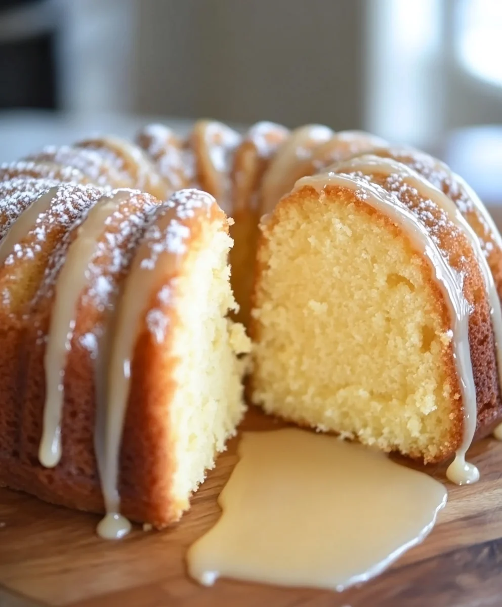 Lemon 7 UP Pound Cake Recipe