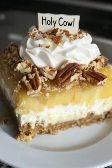 Harry Caray "Holy Cow!" Cake