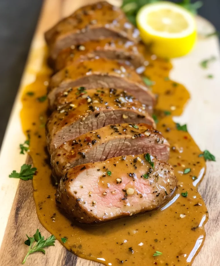Pork Tenderloin with Pan Sauce