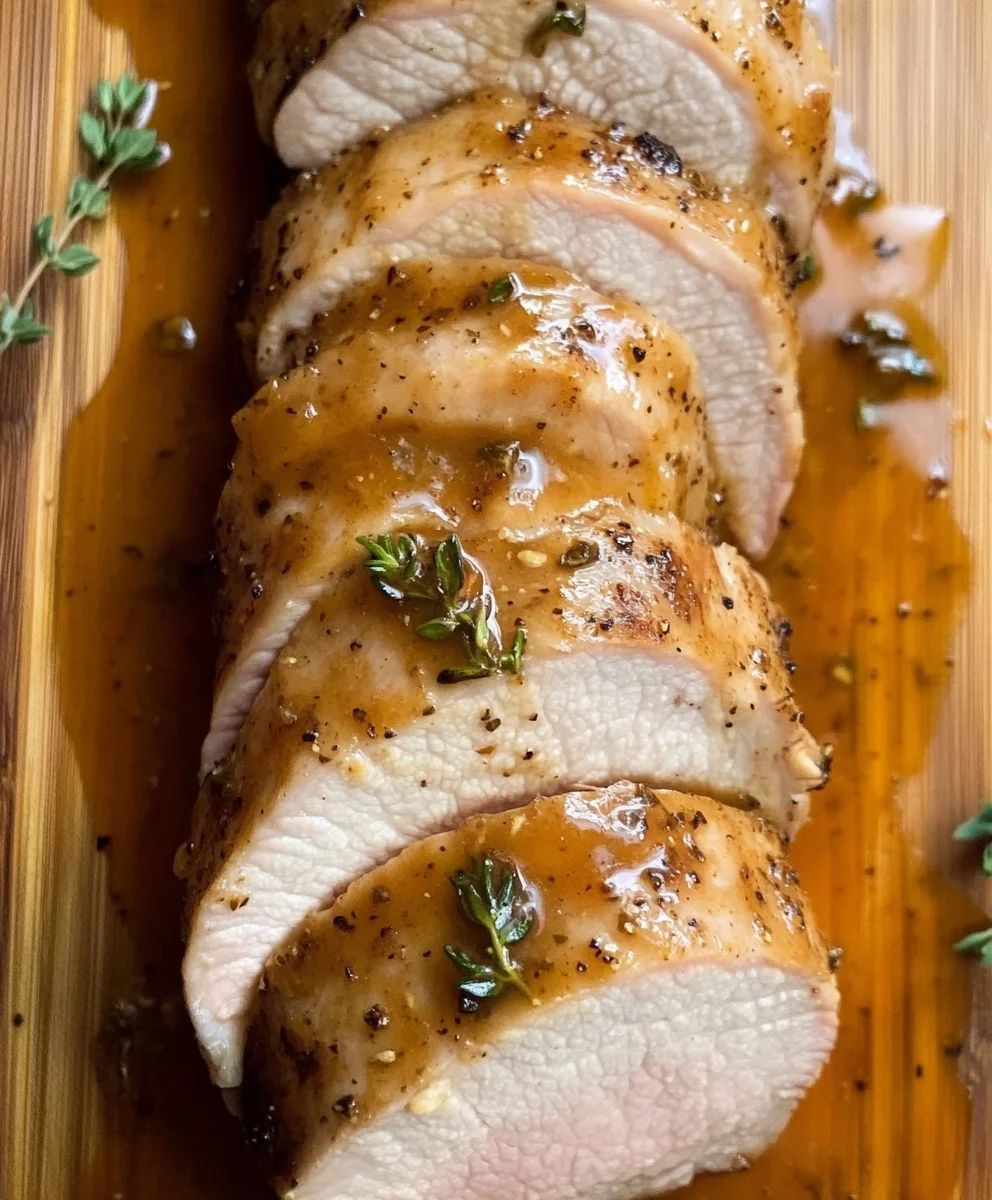 Pork Tenderloin with Pan Sauce