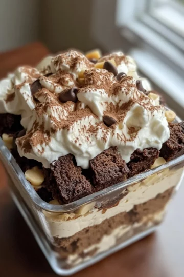 Peanut Butter Brownie Trifle