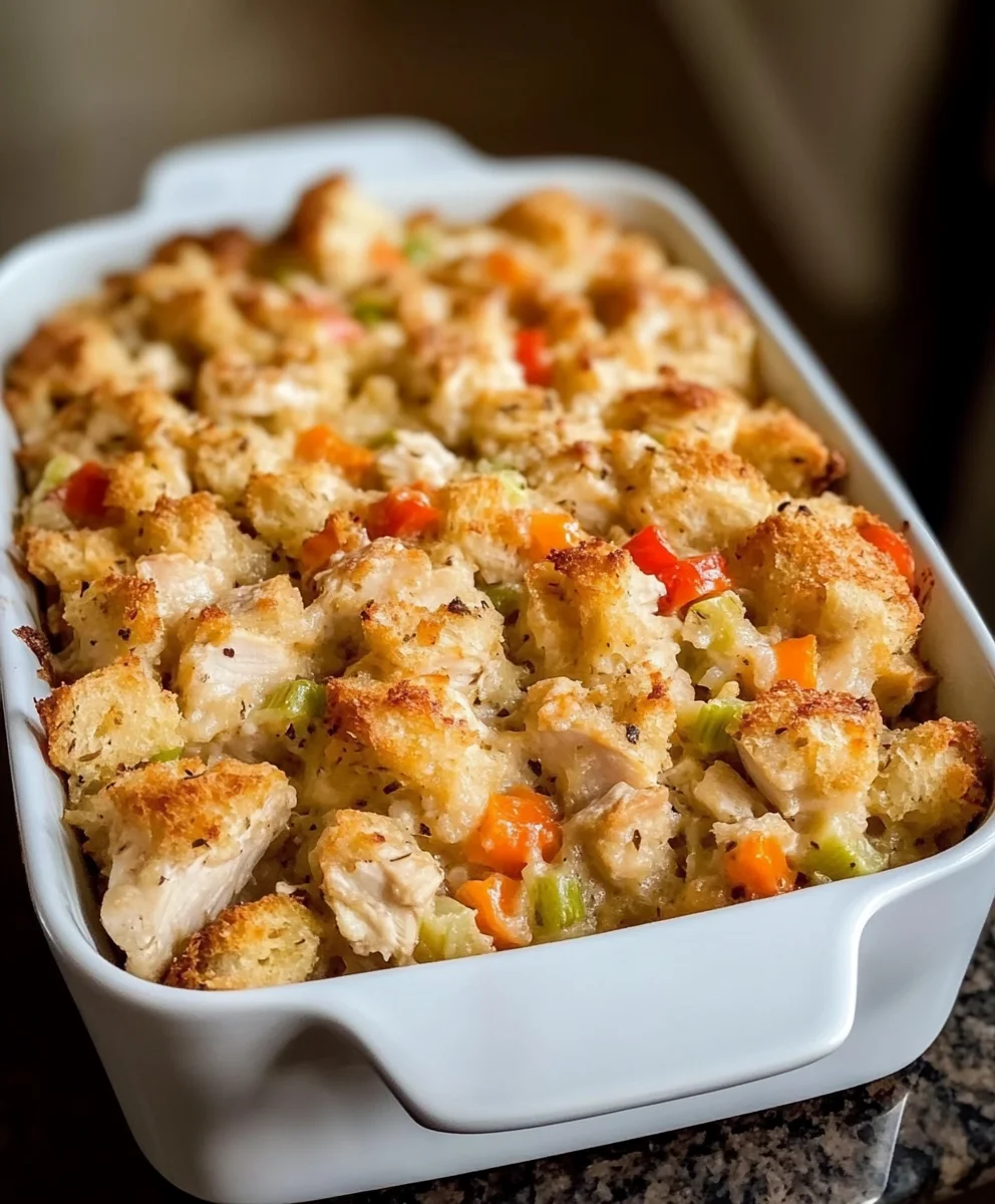 Chicken And Dressing Casserole