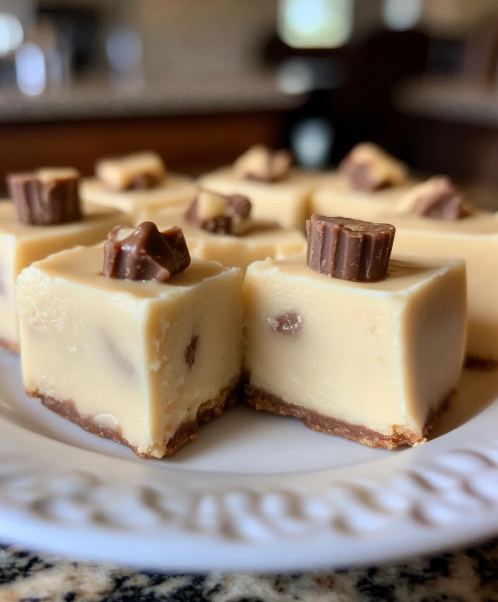 White Chocolate Fudge with Reese's Peanut Butter Cups