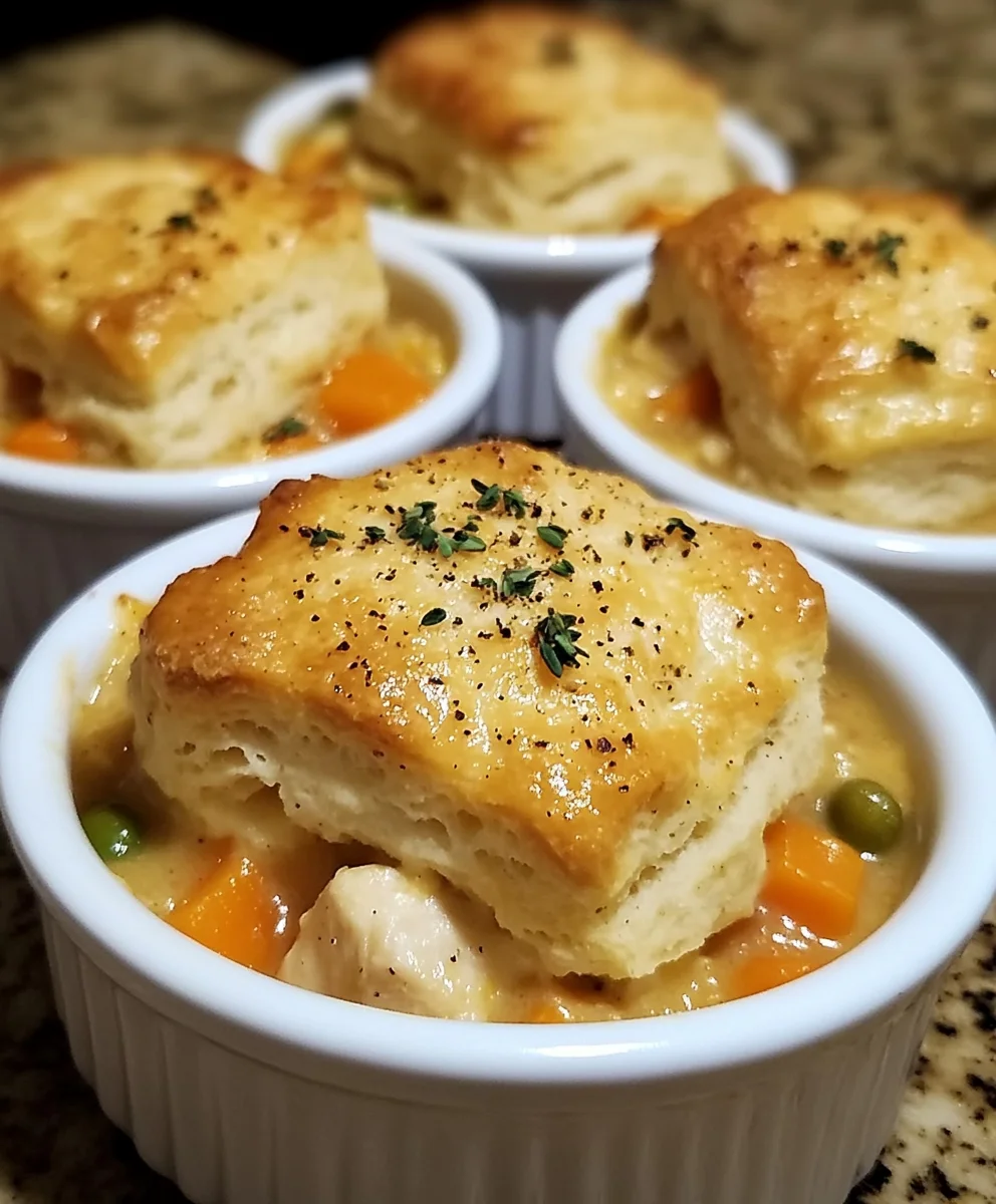 Biscuit and Chicken Pot Pie