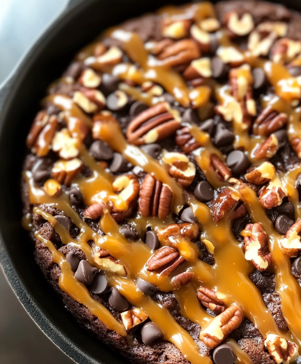 Turtle Fudge Skillet Cake 33 Turtle Fudge Skillet Cake