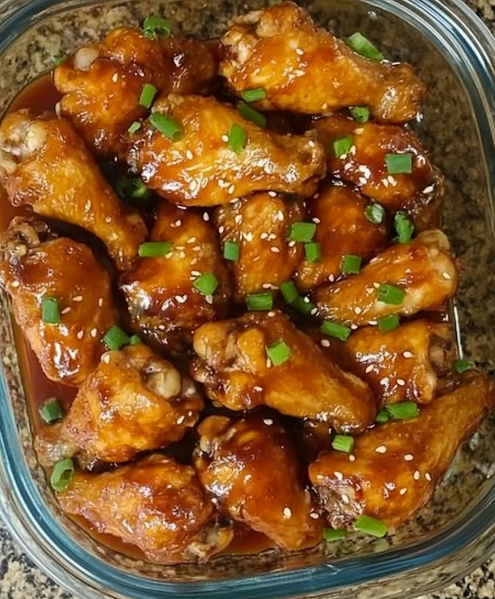 Sweet Sticky Chicken Wings
