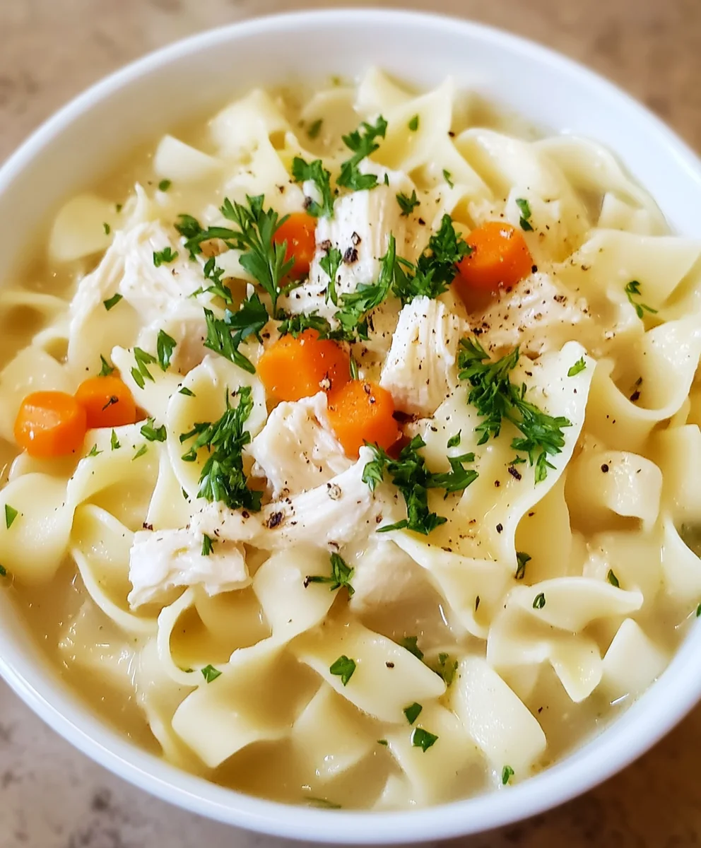 Crack Chicken Noodle Soup