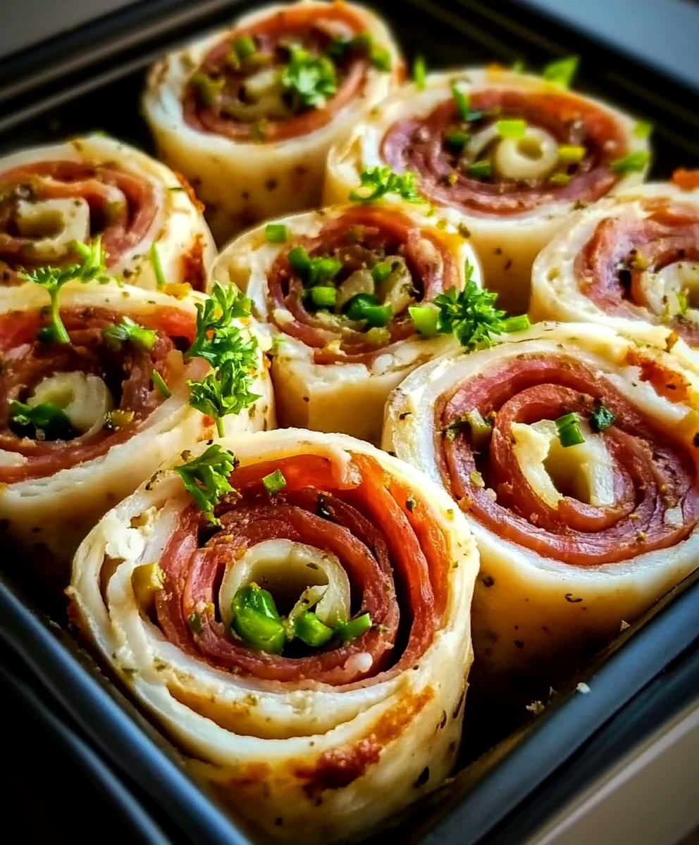 Salami and Cream Cheese Roll-ups
