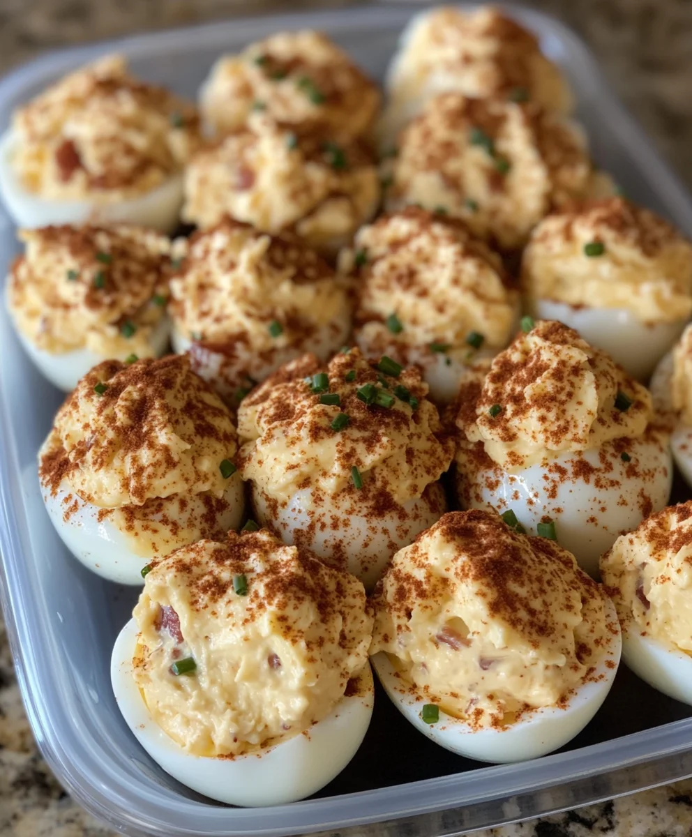 Loaded Deviled Eggs