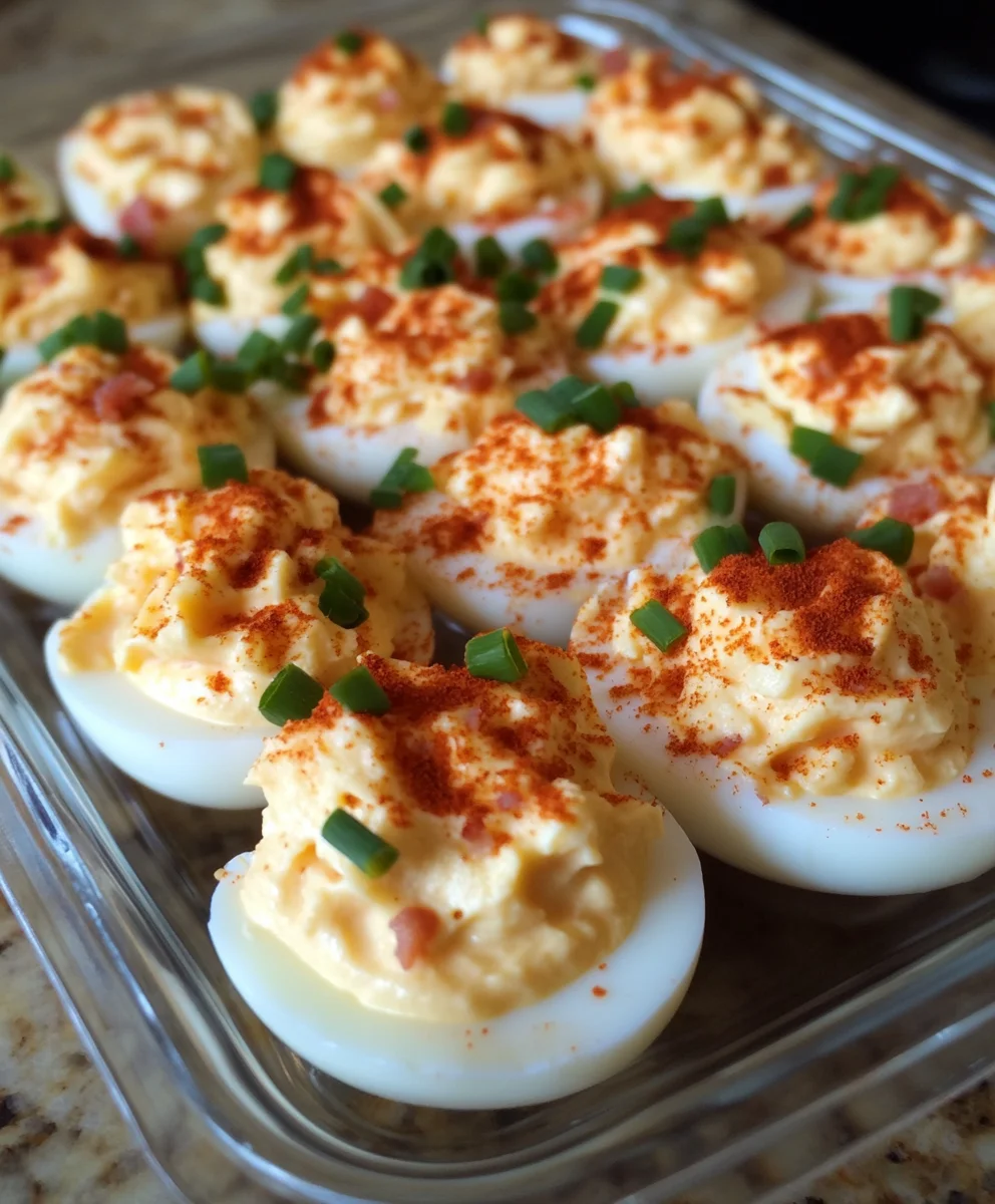 Loaded Deviled Eggs