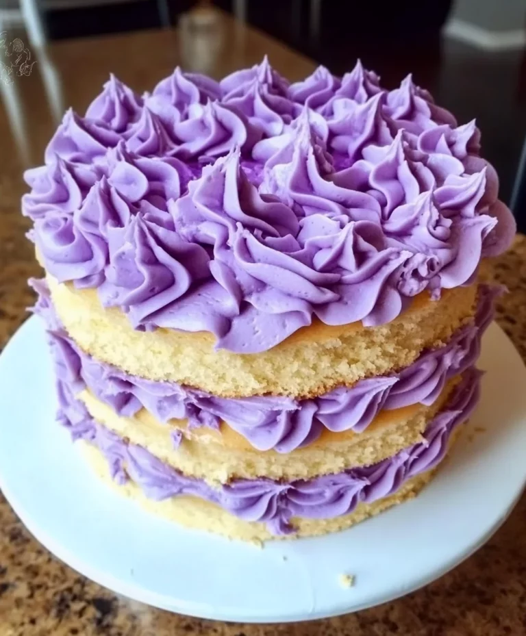 Purple Ombre Layer Cake