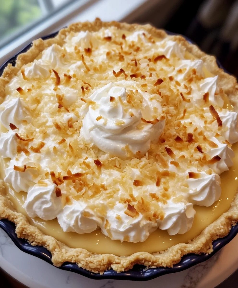 Great Grandma's Coconut Cream Pie