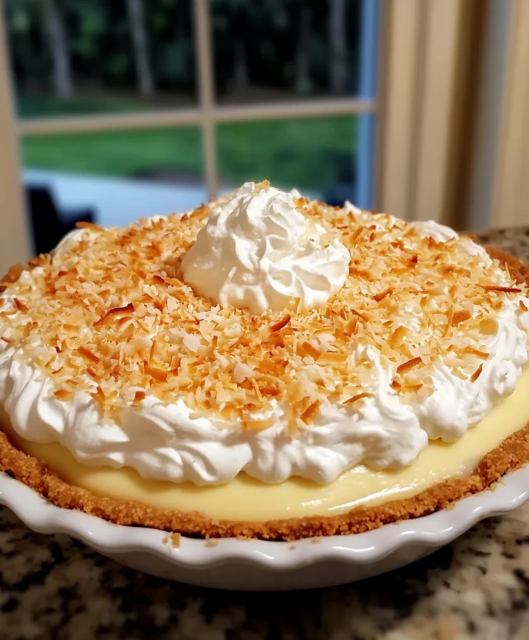 Great Grandma's Coconut Cream Pie