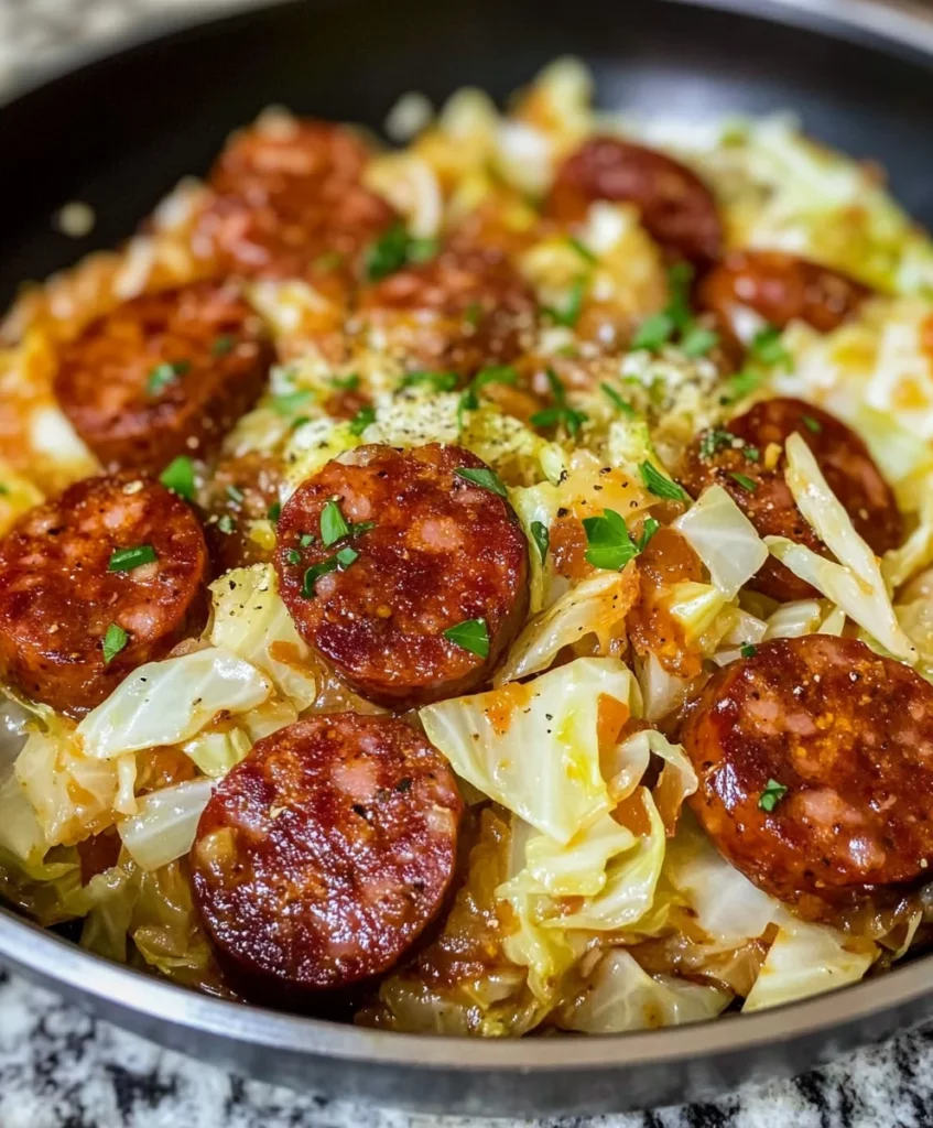 15 One-Pan Skillet Dinners That Save the Whole Weeknight 15 Kielbasa and Cabbage Skillet
