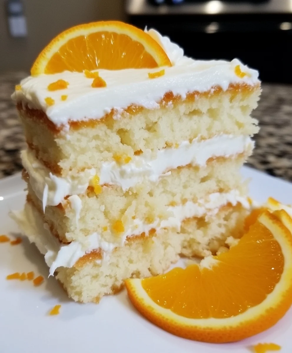 Orange Dreamsicle Cake