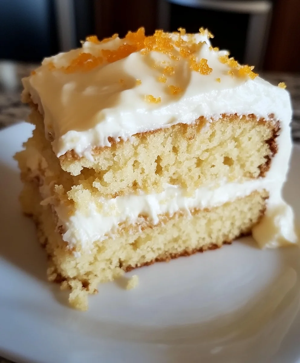 Orange Dreamsicle Cake