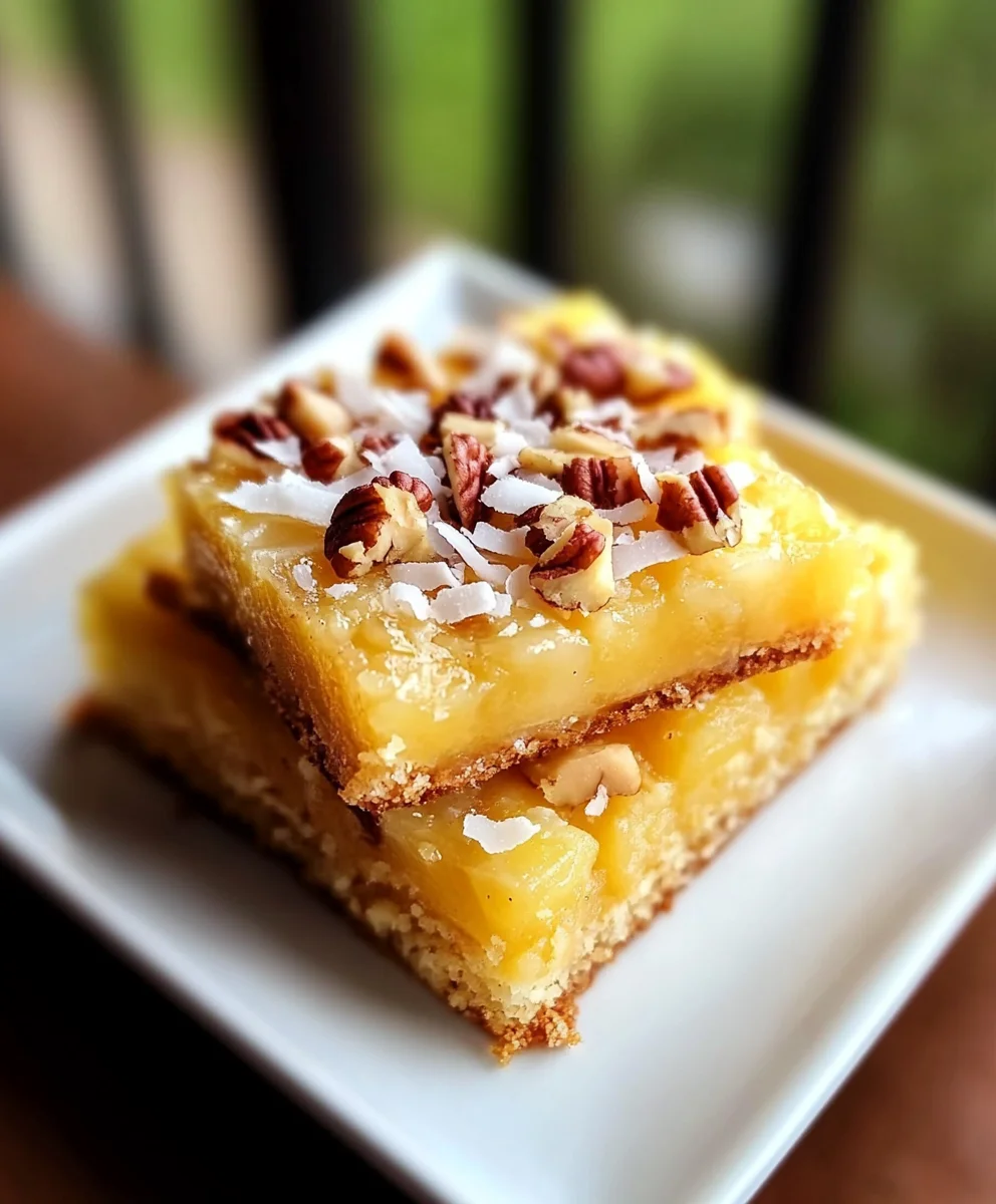 Pineapple Bliss Bars