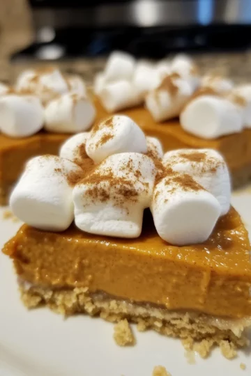 No-Bake Marshmallow Pumpkin Pie 24 No-Bake Marshmallow Pumpkin Pie