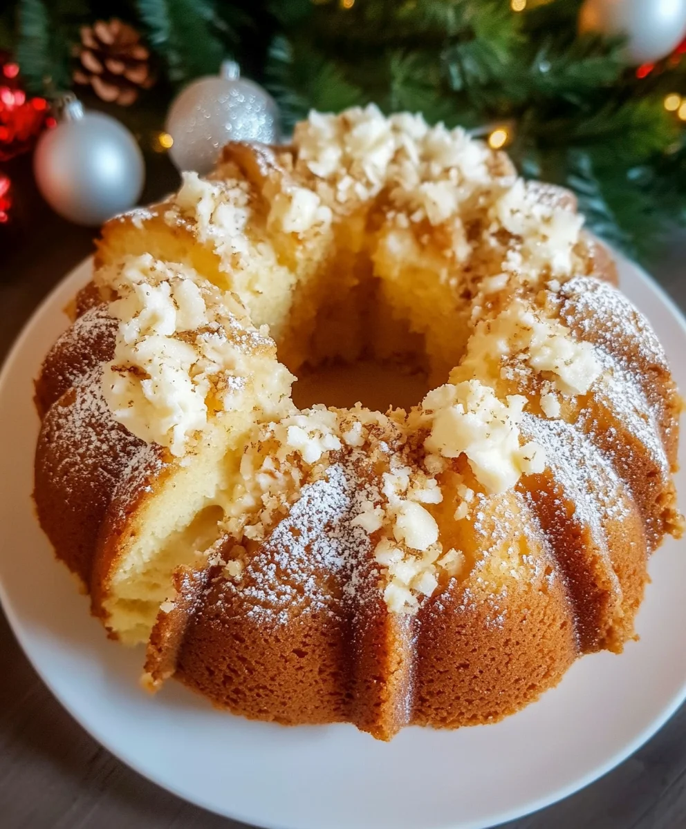 Eggnog Pound Cake